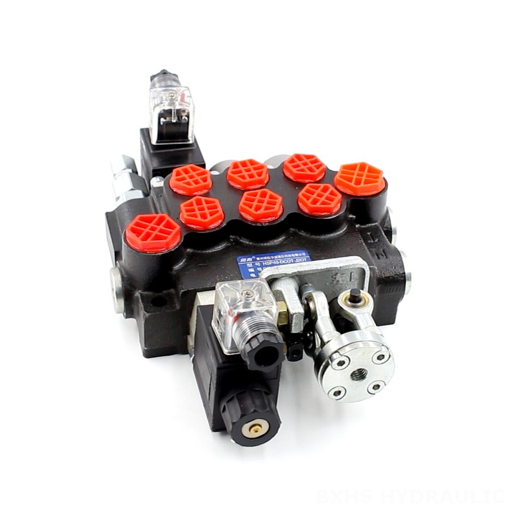 P40 Solenoid and Joystick 3 Spool Valve: Factory Direct Supply, Global Distribution image